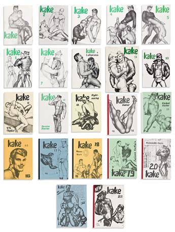 TOM OF FINLAND (1920-1991) Large group of pamphlets including Kake, Jack in the Jungle, and much more.